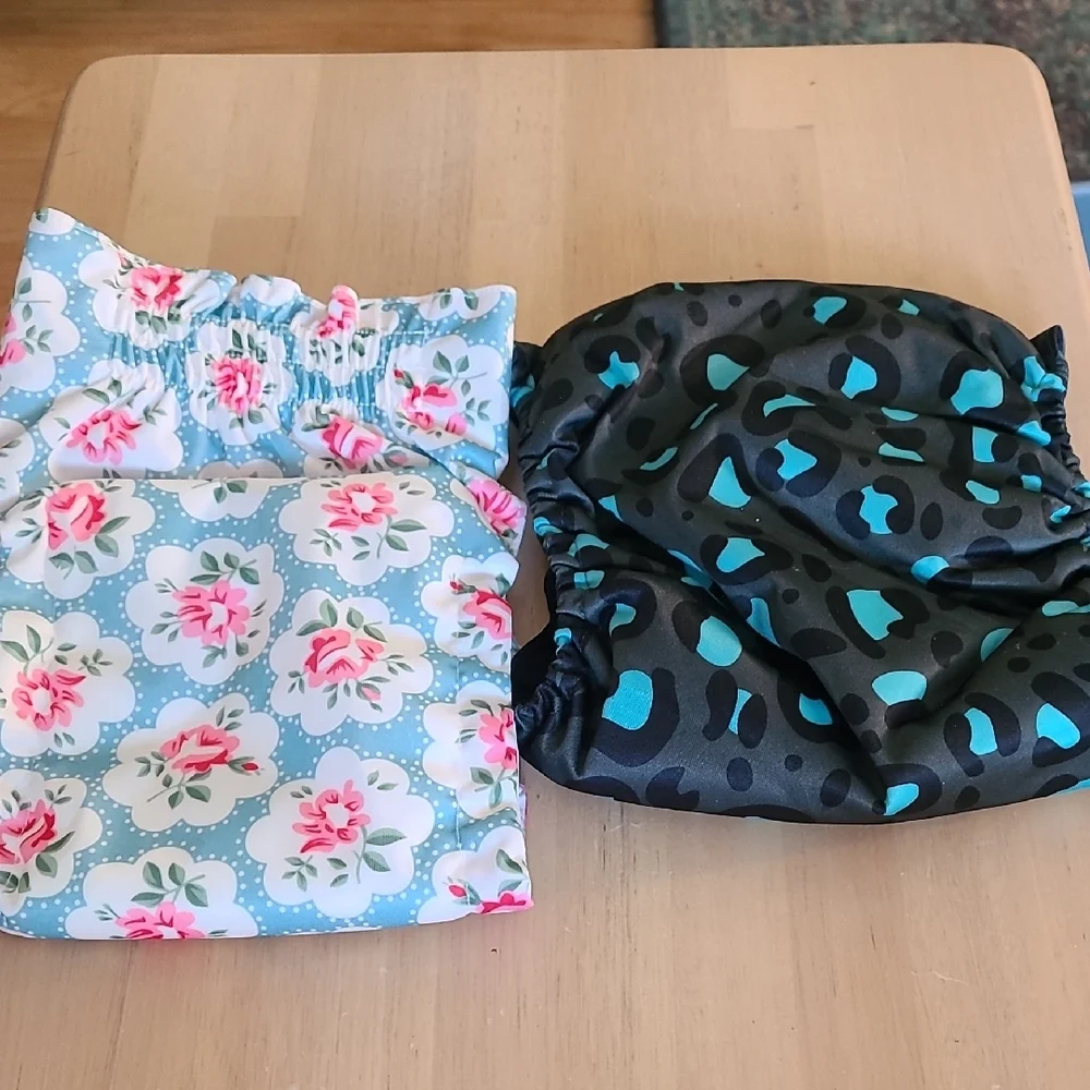Floral and Leopard Dog Diaper